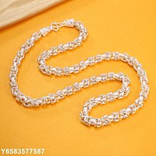 【熱賣精選】純銀龍牌吊墜999足銀男士復古泰銀項鏈個性霸氣鏤空銀墜子生肖龍 歷史價格詳細信息