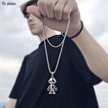 下殺-宇航員項鏈男士潮流吊墜韓版小眾純銀簡約時尚飾品t恤鏈子送男友 價格比較,價格查詢,歷史價格詳細信息