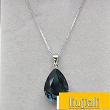 925純銀水滴項鏈輕奢小眾毛衣鎖骨鏈女簡約設計感小眾批發~特價 歷史價格詳細信息