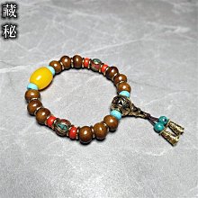 牦牛骨手串原創西藏手編手串九眼三眼財神天珠天鐵男女牦牛骨手鏈 歷史價格詳細信息