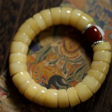 西藏牦牛骨佛珠尼泊爾白色8毫米108顆牦牛骨念珠文玩牛骨多圈手串 歷史價格詳細信息