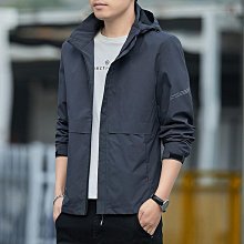 現貨 新款外套男裝沖鋒衣戶外春季工裝風防風休閑連帽情侶夾克男士 歷史價格詳細信息