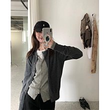 女裝 撞色菱格圓領針織開衫女裝秋冬新款慵懶風毛衣女外套寬松外穿 歷史價格詳細信息