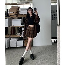 .a字短裙 韓版百褶裙口袋夏季小個子鬆緊高腰彈力短裙女胖mm大尺碼顯瘦半身裙黑色 牛仔裙 短裙 工裝裙 長褲裙 裙子 歷史價格詳細信息