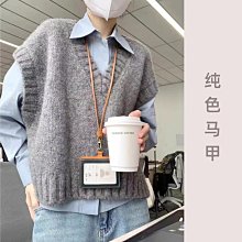 v領針織馬甲女套頭春秋新款毛線背心正韓寬鬆百搭毛衣坎肩學院風 全館免運超夯 正品 活動 優惠 歷史價格詳細信息