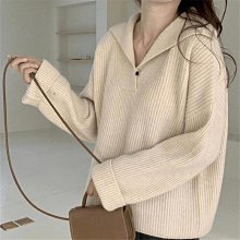 女裝 簡約坑條修身顯瘦短款針織開衫女秋季復古韓版圓領外搭毛衣 歷史價格詳細信息