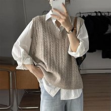 針織背心馬甲女外搭2023年春秋新款坎肩疊穿洋氣時髦無袖毛衣外套 歷史價格詳細信息