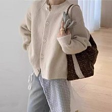 女裝 復古軟糯粗線秋冬新款寬松慵懶風圓領套頭麻花保暖針織衫毛衣 歷史價格詳細信息