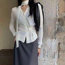 設計感休閑開叉半裙簡約純色修身優雅長裙春秋#MD47- 歷史價格詳細信息