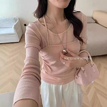 織衫女設感小眾POLO領顯瘦上衣女性服裝流行女裝休閒服飾．F 歷史價格詳細信息