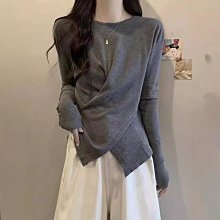 時尚洋氣長袖T恤衫上衣寬鬆百褶半身裙兩件套ins潮-伽美服飾 歷史價格詳細信息