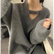 女裝 設計感長袖毛毛拼接針織衫氣質v領秋冬新款修身顯瘦開衫上衣 歷史價格詳細信息