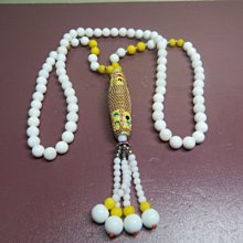 【優家藝】天然漂亮火山白色琉璃貔貅手珠12mm(親民回饋價、限量5件)市價200元 歷史價格詳細信息