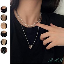 SAS 韓系百搭項鏈 多款 鈦鋼蝴蝶 英文數字 簡約項鏈 個性吊墜 項鍊 飾品女 女網紅 氣質 鎖骨鏈 PG36 歷史價格詳細信息