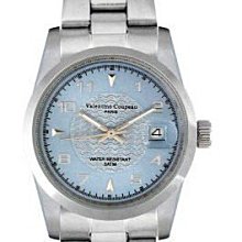 六四三精品)Valentino coupeau(真品)斯文型不銹鋼錶帶.精準男錶(附保証卡)白面 歷史價格詳細信息