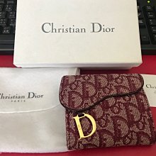二手Christian Dior黑色長皮夾，非常有年代使用感 歷史價格詳細信息