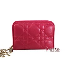 已售出＊奢華大道國際精品＊【D0242】Dior 藍色緹花布馬鞍長夾 歷史價格詳細信息