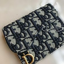 二手精品 低價出售 迪奧 Dior Oblique Saddle 老花小卡包 帆布零錢包 證件卡夾 名片夾 歷史價格詳細信息