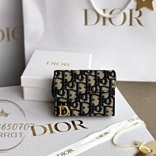二手精品 DIOR OBLIQUE SADDLE WALLET 老花 提花布 三折款 短夾 現貨正品 歷史價格詳細信息
