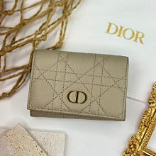 【翰貝格名牌館】全新真品 Dior 30 Montaigne 蒙田 藍色 緹花 刺繡 三折 4卡 拉練零錢 小短夾 預購 歷史價格詳細信息
