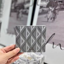 正品DIOR 迪奧 CD Diamond 卡夾 卡包 卡套 信用卡包 2ESCH135DCO_H42E 實拍 歷史價格詳細信息