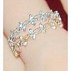 韓時尚鑲鑽甜美清新幾何戒指(銀色) 價格比較,價格查詢,歷史價格詳細信息