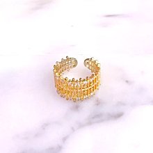 韓國❤️耀眼 四爪 方鑽 巴洛克 華麗 戒指【Verina's韓系美飾】 歷史價格詳細信息