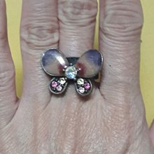 戒指水晶蝴蝶戒指女小眾高級感輕奢小眾設計感情侶對戒氣質開口指環 歷史價格詳細信息