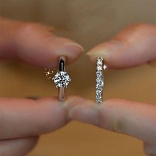 正品莫桑石鉆戒女30分50分1克拉2純銀仿真求結婚方包圓包戒指婚戒 歷史價格詳細信息