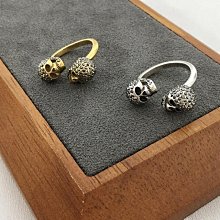 新款熱銷 麥家新款骷髏頭戒指女高級感個性氣質鬼頭鬼才設計開口歐美風指環 明星大牌同款首飾 歷史價格詳細信息