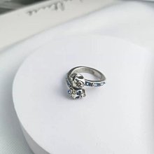 新款熱銷 麥家新款骷髏頭戒指女高級感個性氣質鬼頭鬼才設計開口歐美風指環 明星大牌同款首飾 歷史價格詳細信息