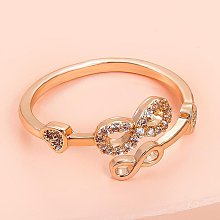 日韓潮流 無盡戒指 男潮流個性開口指環 時尚冷淡風男士單身戒莫比烏斯戒指-哈囉好物 歷史價格詳細信息