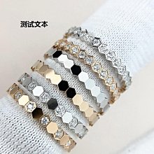 代購本蜂巢手鏈玫瑰金色銀色間鑲鉆清新時尚簡約男女情侶款禮物 明星大牌同款首飾 歷史價格詳細信息