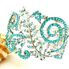 藍色甜美花朵小珠花髮飾髮梳髮插新娘頭飾婚紗結婚禮配飾品 歷史價格詳細信息