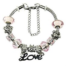 手鍊 串珠手環-水晶琉璃飾品粉紅色系列時尚甜美女配件73ay161[獨家進口][巴黎精品] 歷史價格詳細信息