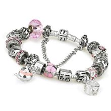 手鍊 串珠手環-水晶琉璃飾品粉紅色系列時尚甜美女配件73ay161[獨家進口][巴黎精品] 歷史價格詳細信息