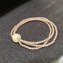 韓國飾品Korea?? 粉水晶水鑽球球手環 韓國空運 價格比較,價格查詢,歷史價格詳細信息