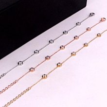 18K玫瑰金五圓牌Love腳鍊 歷史價格詳細信息