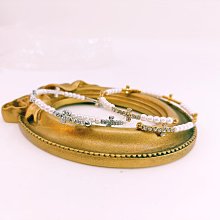 金色 仿珍珠 多鑽 手鍊 歷史價格詳細信息