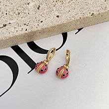 新款熱銷 新款田園kate風時尚簡約通勤琺瑯釉彩繪鋯石鑲嵌小巧瓢蟲耳墜 明星大牌同款首飾 價格比較,價格查詢,歷史價格詳細信息