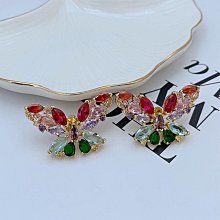 新款熱銷 新款田園kate風時尚簡約通勤琺瑯釉彩繪鋯石鑲嵌小巧瓢蟲耳墜 明星大牌同款首飾 歷史價格詳細信息