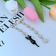 首飾貓咪耳環女韓國可愛氣質耳墜2024年新款潮耳飾網紅耳釘耳夾無耳洞09140722 OMNT。 歷史價格詳細信息