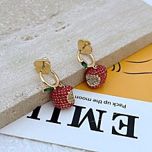 新款熱銷 新款網紅kate時尚簡約通勤水滴形狀水鉆鑲嵌蝴蝶造型金屬耳釘 明星大牌同款首飾 歷史價格詳細信息