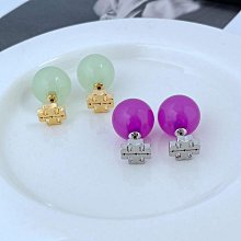 歐美時尚新款熱銷 Tory Burch TB輕奢簡約通勤琺瑯釉水鉆 小巧三件套組合金屬耳釘 耳環 明星大牌同款首飾 歷史價格詳細信息