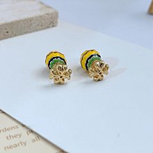 新款熱銷 時尚輕奢kate簡約甜美通勤ins天然貝殼鑲嵌四葉草造型金屬耳釘 明星大牌同款首飾 歷史價格詳細信息