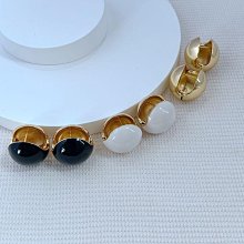 新款熱銷 新款法式kate時尚輕奢簡約氣質鑲嵌珍珠水鉆C形啞光金屬精美耳環 明星大牌同款首飾 歷史價格詳細信息