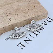 新款熱銷 新款時尚kate輕奢名媛風ins亮閃閃不規則鋯石鑲嵌蝴蝶結金屬耳釘 明星大牌同款首飾 歷史價格詳細信息