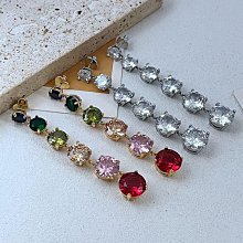 新款熱銷 新款時尚kate輕奢通勤小眾設計凱旋門鑲嵌鋯石寬版小巧耳環耳扣 明星大牌同款首飾 歷史價格詳細信息