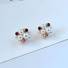 新款熱銷 時尚輕奢kate通勤小眾設計ins溫柔名媛風珍珠鑲嵌方形金屬耳釘 明星大牌同款首飾 歷史價格詳細信息