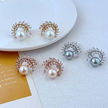 新款熱銷 時尚輕奢kate通勤小眾設計ins溫柔名媛風珍珠鑲嵌方形金屬耳釘 明星大牌同款首飾 歷史價格詳細信息